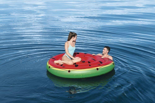Imagen 7 de 9 de Colchoneta Inflable Sandia 188cm Bestway New 43140 Bigshop