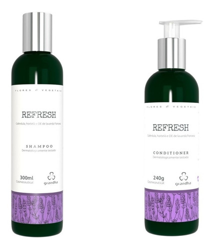 Grandha Refresh Flores E Vegetais Shampoo E Condicionador