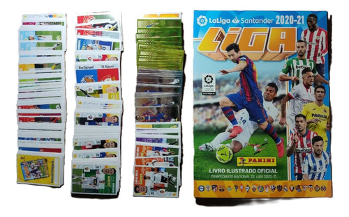 La Liga Santander 2020/21 Album Com 350 Figurinhas P/colar