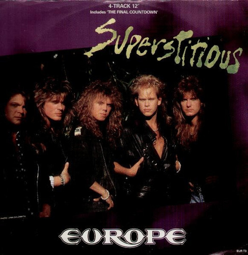 Vinilo Europe  - Superstitious + The Final Countdown