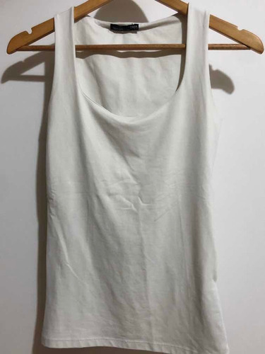 Musculosa Blanca Mujer Zara Talle S