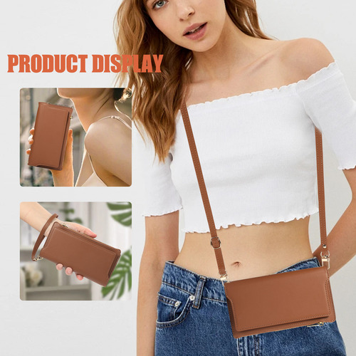 Funda Tipo Cartera Con Cierre Para Samsung Galaxy S23 Fe S24 S22 S21 S20, De Lujo, Multifunción, 6 Tarjetas, Piel Con Cordón Shou