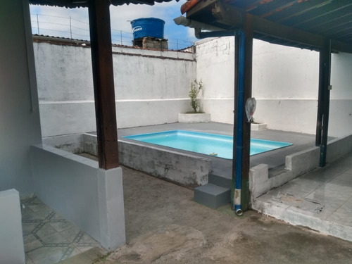 Imagem 13 de 26 de Casa Próximo À Comércios Com Área De Lazer, Piscina E Churrasqueira, No Balneário Gaivota Em Itanhaém, À 1.800 Metros Do Mar