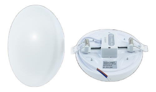 Plafon Led Spot Luminario Ajustable Empotrado 24w Blanco