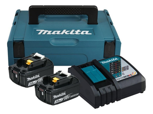 Kit Baterias Y Cargador - Bl1830 3amp X 2 Und +dc18rc Makita