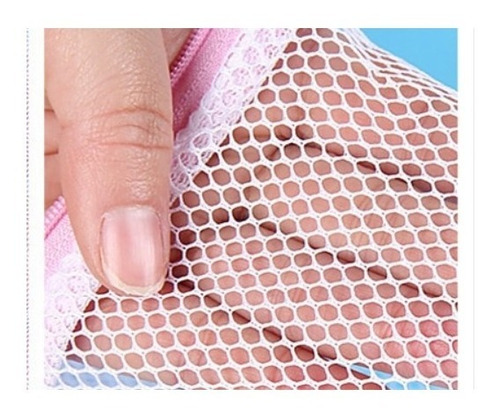 Imagen 4 de 4 de Bolsa Red X3 Para Ropa Lavarropa 50x60 Con Cierre