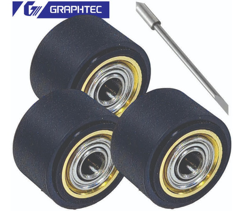 Gaphtec Pinch Roller Heavy Duty 3 Pz + Navaja Gratis