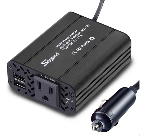 Inversor De Corriente De Coche De 150 W Con Usb