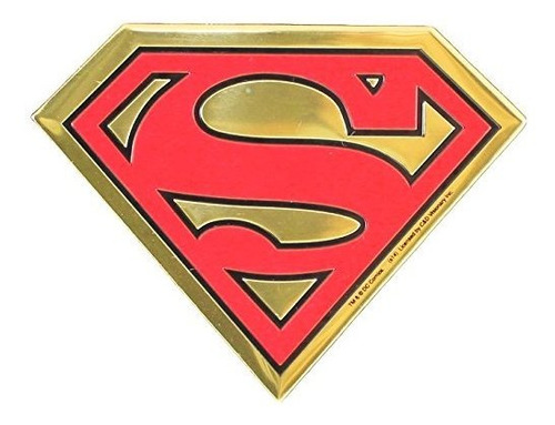 Logotipo De Dc Comics Originals Superman En Adhesivo Con Emb