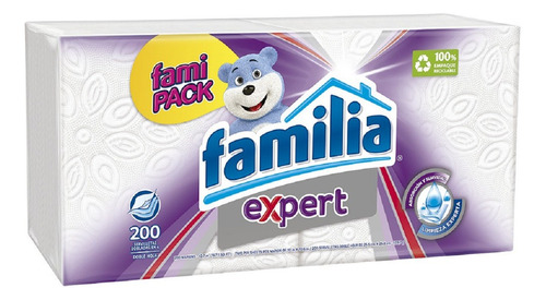 Servilletas Familia Expert 200u - g a $24