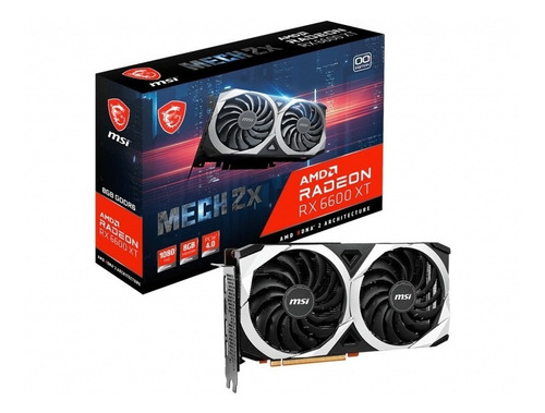 Imagen 5 de 5 de Tarjeta de video AMD MSI Mech Radeon 6600 Series RX 6600 XT RADEON RX 6600 XT MECH 2X 8G OC 8GB
