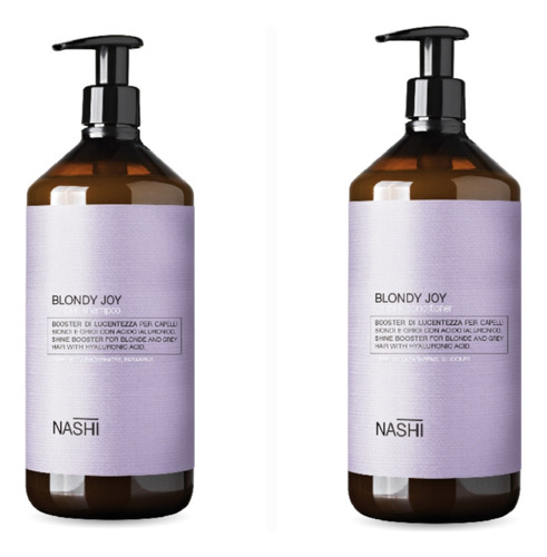 Pack Shampoo + Acondicionador Nashi Blondy Joy Purple 1000ml