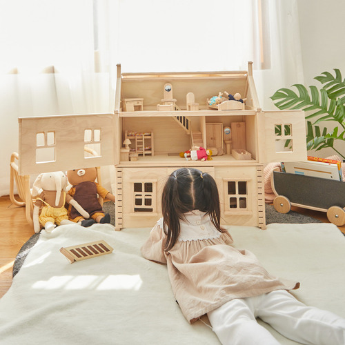 Plantoys Victorian Dollhouse (casa De Muñecas Victoriana) Color Beige