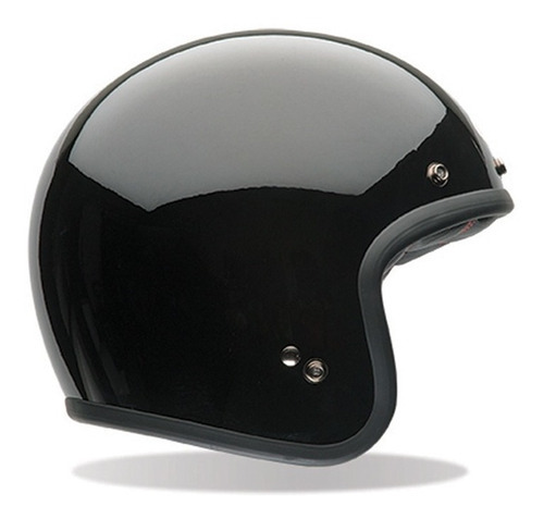 Capacete para moto  aberto Bell Helmets Custom  Custom 500  gloss black brilhante tamanho 57-58 M 