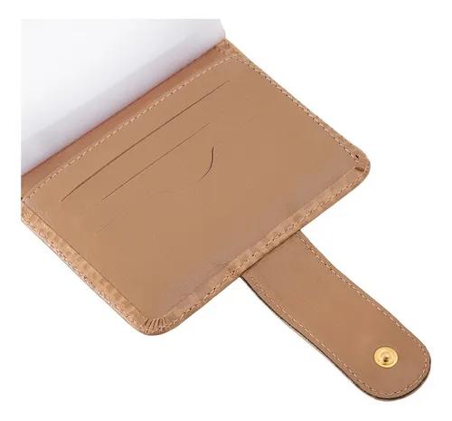 Cartera de piel genuina para mujer 175/ 174, tarjeta de documentos, color Fendi, piel de cocodrilo, diseño de tela
