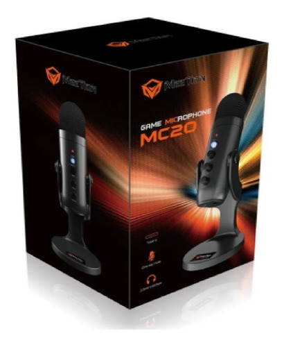 Imagen 2 de 8 de Micrófono Stream Meetion Mc20 Condensador Omnidireccional