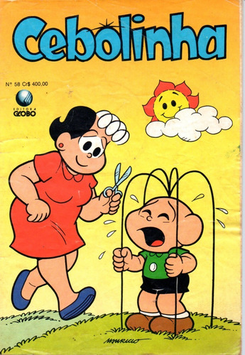 Imagem 1 de 3 de Cebolinha 58 - Globo - Bonellihq Cx80 E21