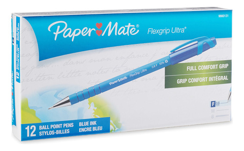 Paper Mate Flexgrip Ultra Stick Boligrafo Punta Fina 0.031