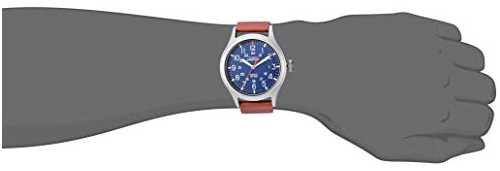 Reloj Timex Expedition Scout 40 Mm Con Correa Azul/marrón/gr
