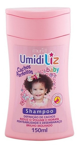 Shampoo Umideliz Baby Menina Cachos Muriel 150ml