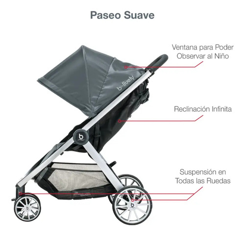 Coche Travel System Britax B-lively/ B-safe Gen2 Flexfit Fog