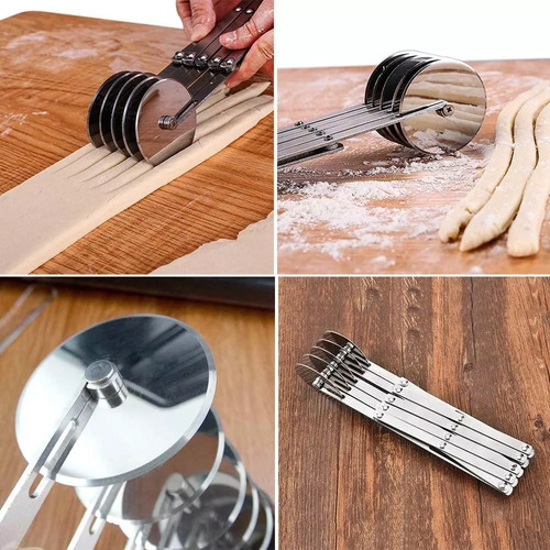 Cortador De Masa De 5 Ruedas, Cortador De Pizza