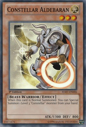 Carta De Yu-gi-oh! Constellar Aldebaran Super Rara