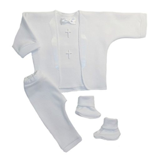 Traje De Bautizo Blanco De Jacqui X26 39 S Baby Boys, Pequen