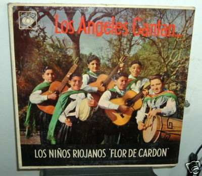 Niños Riojanos Flor De Cardon Los Angeles Cantan Vinilo Arg