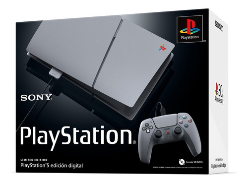 Sony PlayStation 5 Slim CFI CFI-2015B30X 1TB 30° Aniversario Edición limitada color gris 2024