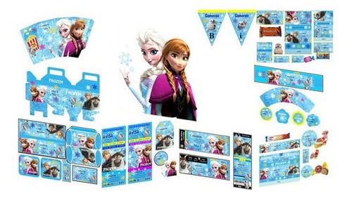 Kit Imprimible Para Tu Fiesta De Frozen