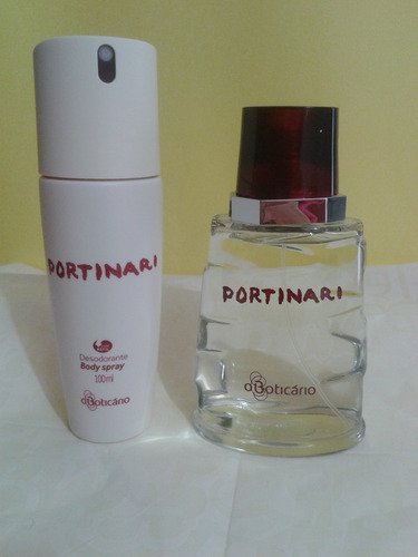 Perfume  Portinari,100ml + Des Body Spray,100ml O Boticário