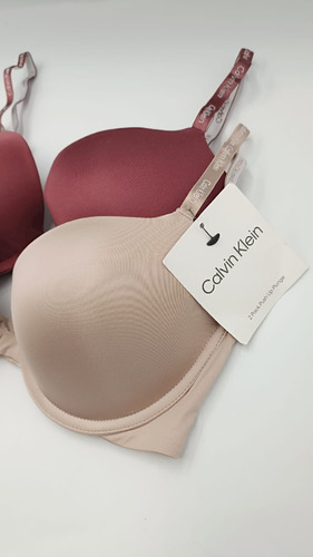 Pack 2 Brasier Calvin Klein Con Push Up Tirantes Convertible