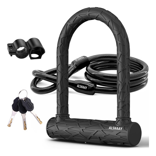 Cerradura De U Para Bicicleta Resistente, Cizalla De 12 Tone