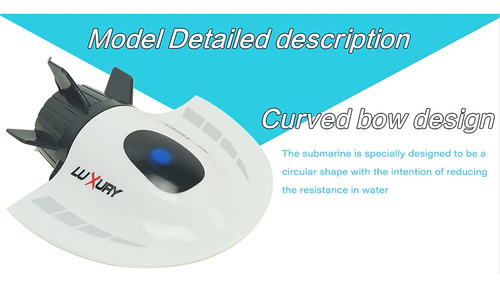 Crear Juguetes Mini Rc Submarino Barco Rc Juguete Control Re