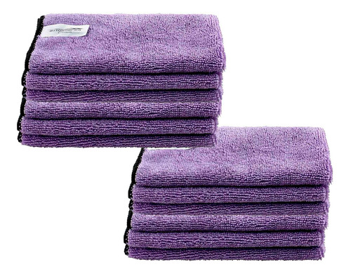 12 Flanelas De Microfibra 40x60 Low Purple Autoamerica