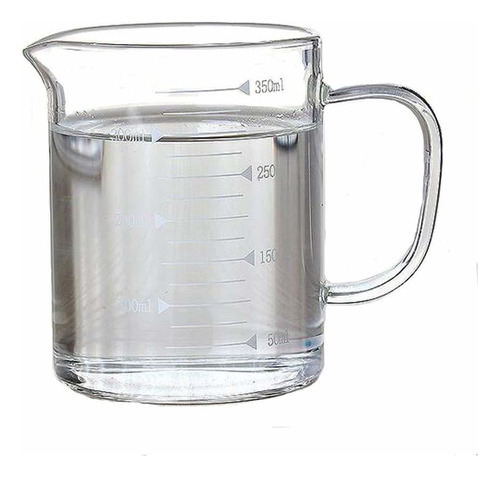 Vaso Medidor De Vidrio De B Silicato Con Pico 350ml