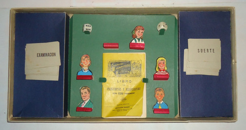 Juego Mesa Antiguo Años 60 Examina Examinador Completo (Usado)
