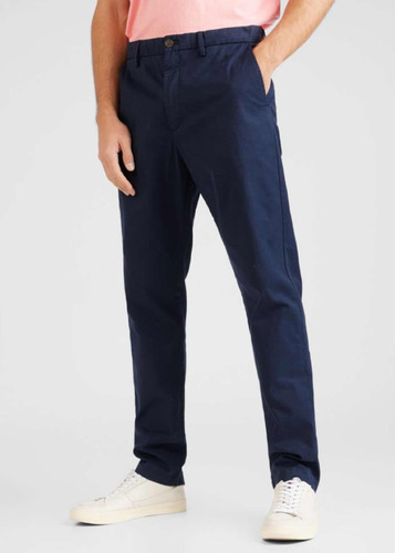 Pantalón Hombre Zara Vestir Azul 40 Argentino)