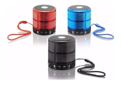 Mini Caixinha Som Portátil Bluetooth Mp3 Fm Sd Usb Hi