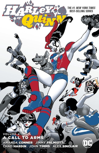 Harley Quinn V.4 A Call To Arms Tpb - Dc Comics Robot Negro