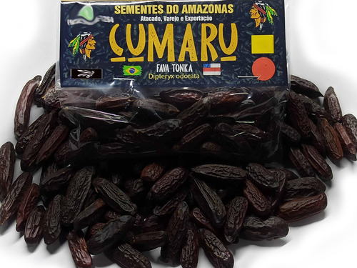 1kg Cumaru Sementes Do Amazonas Pacote Único. Cumarú Tonka