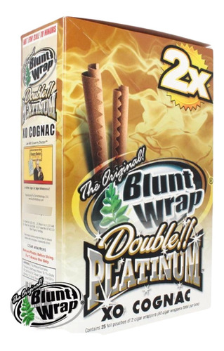 Blunt Wrap Platinum X25 Sabor Xo Cognac