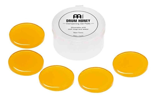 Meinl Mdh Ahogadores Gel Drum Honey 5 Pzas Bateria