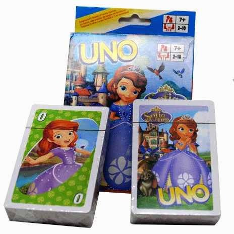 Juego Uno S Princesa Sofia Didáctico Familiar Cartas Niñas