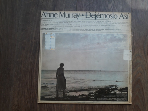 Anne Murray - Dejemoslo Asi - Disco Vinilo (Usado)