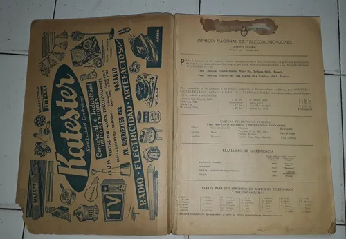 Guia Telefonica Rosario 1968/69 (Usado)