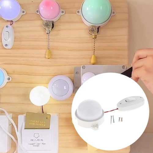 Luz Led Montessori Busy Board Material Para Niños Pequeños