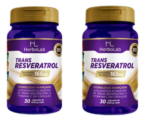 Trans Resveratrol 165mg Con Vit C (60 Cáps) Envío Gratis!