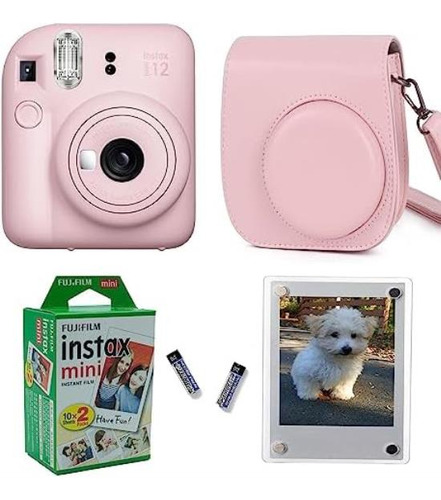 Cámara Instantánea Fujifilm Instax Mini 12 + Funda Protector